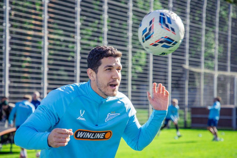 Тренировка основного состава перед матчем с «Оренбургом»