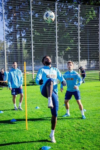 Тренировка основного состава перед матчем с «Оренбургом»