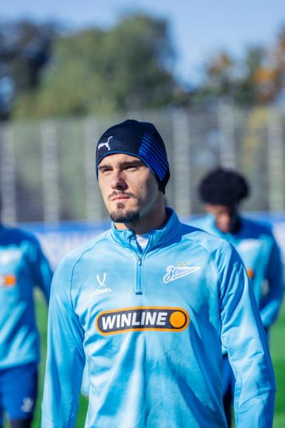 Тренировка основного состава перед матчем с «Оренбургом»