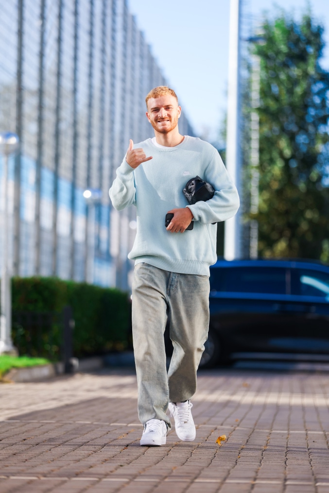 «Зенит. Стиль»: приезд игроков на тренировку перед матчем с «Оренбургом»