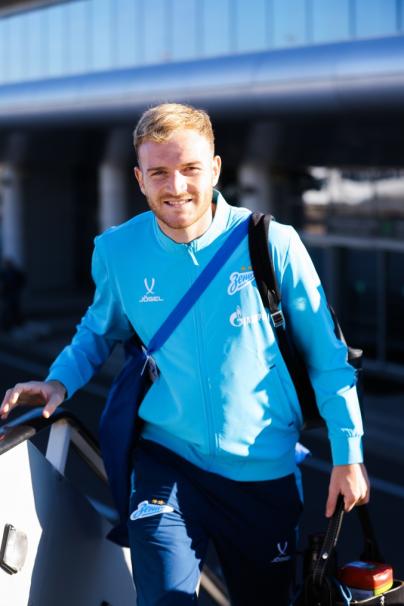 Вылет команды на матч с «Рубином»