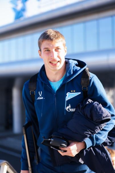 Вылет команды на матч с «Рубином»