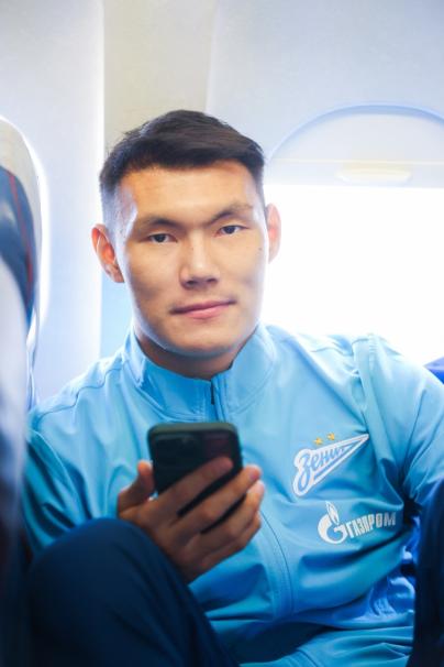 Вылет команды на матч с «Рубином»