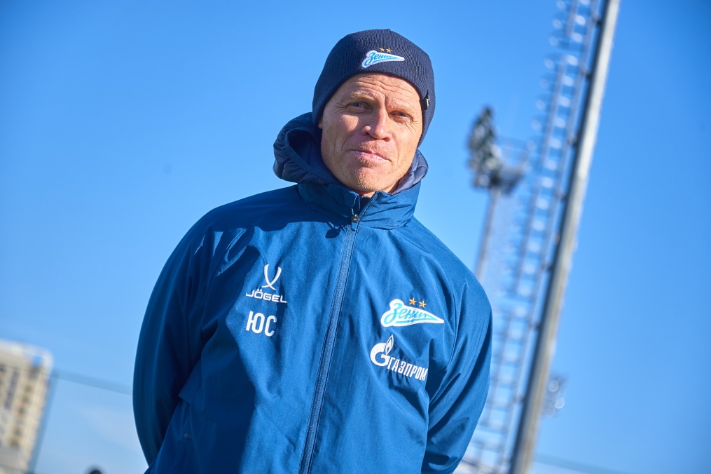 Тренировка «Зенита»-м перед матчем с «Факелом»-м