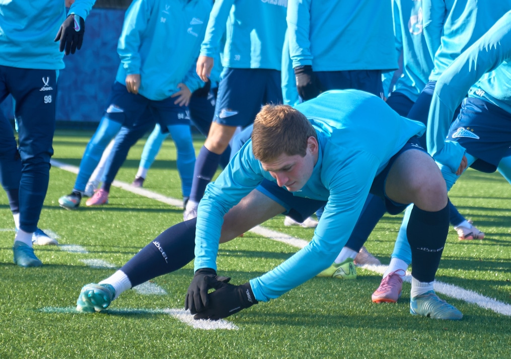 Тренировка «Зенита»-м перед матчем с «Факелом»-м