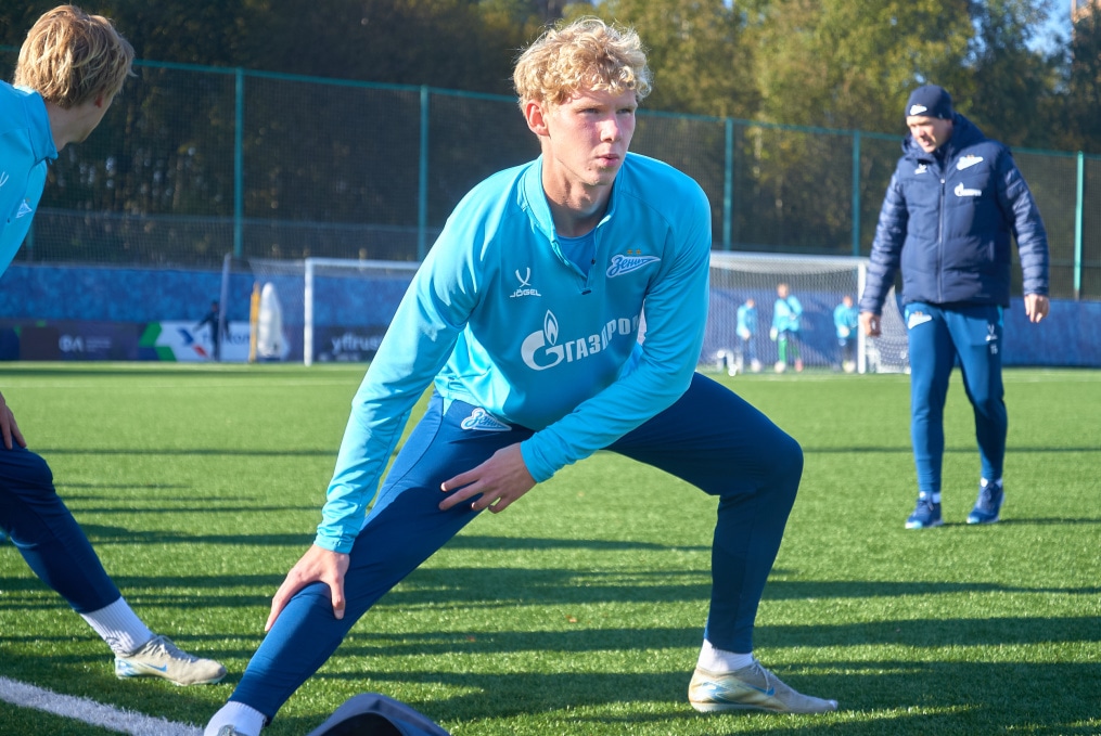 Тренировка «Зенита»-м перед матчем с «Факелом»-м