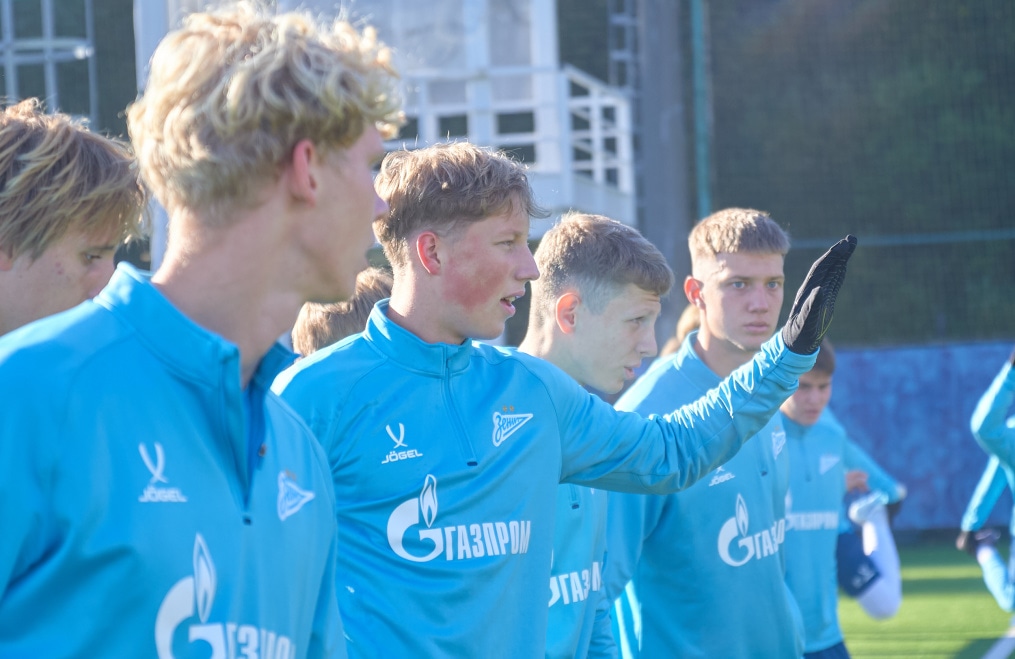 Тренировка «Зенита»-м перед матчем с «Факелом»-м