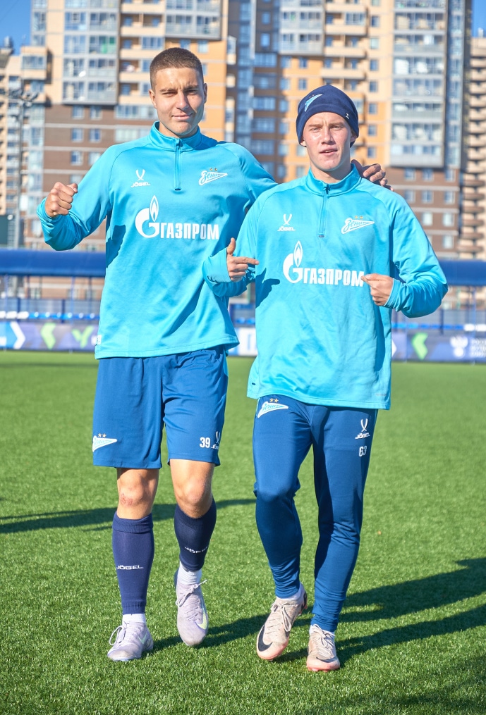 Тренировка «Зенита»-м перед матчем с «Факелом»-м