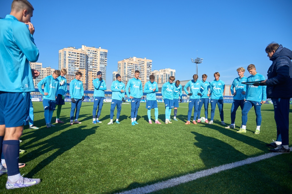 Тренировка «Зенита»-м перед матчем с «Факелом»-м
