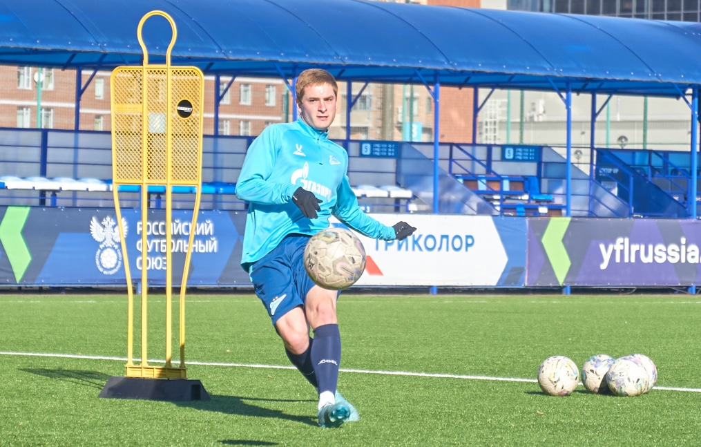 Тренировка «Зенита»-м перед матчем с «Факелом»-м