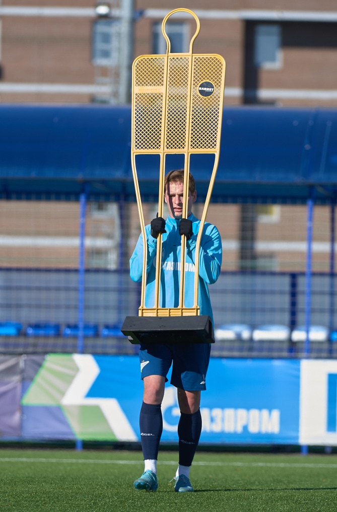 Тренировка «Зенита»-м перед матчем с «Факелом»-м