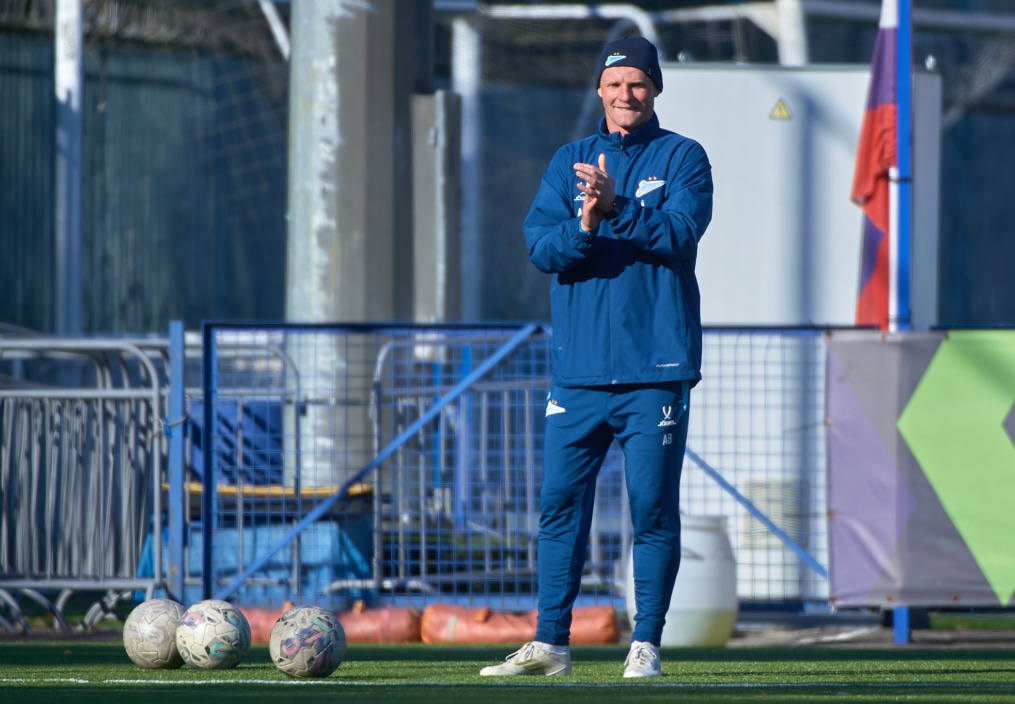 Тренировка «Зенита»-м перед матчем с «Факелом»-м