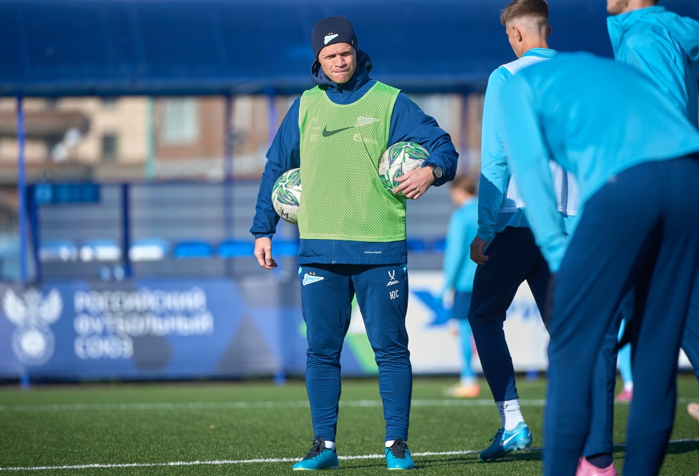 Тренировка «Зенита»-м перед матчем с «Факелом»-м