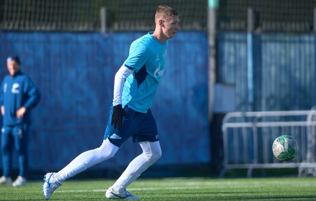 Тренировка «Зенита»-м перед матчем с «Факелом»-м