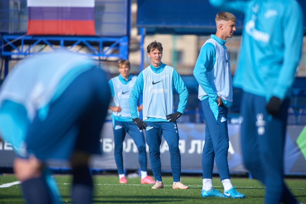 Тренировка «Зенита»-м перед матчем с «Факелом»-м