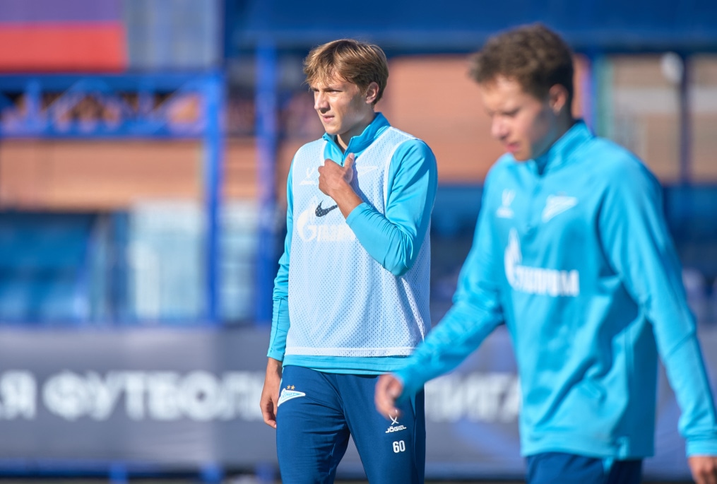 Тренировка «Зенита»-м перед матчем с «Факелом»-м