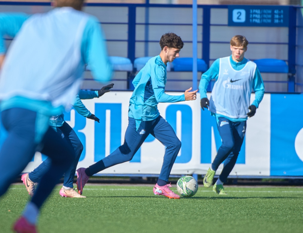 Тренировка «Зенита»-м перед матчем с «Факелом»-м