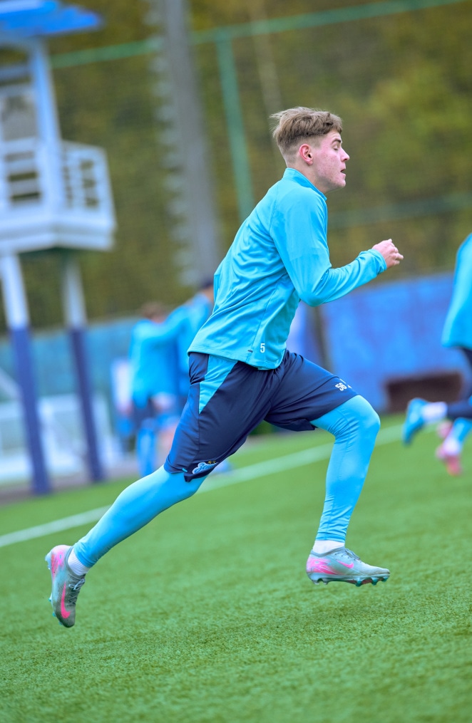 Тренировка «Зенита»-м перед матчем с «Акрон — Академия Коноплева»-м