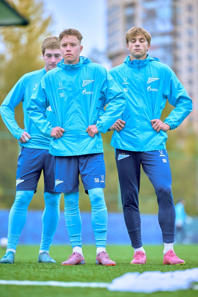 Тренировка «Зенита»-м перед матчем с «Акрон — Академия Коноплева»-м