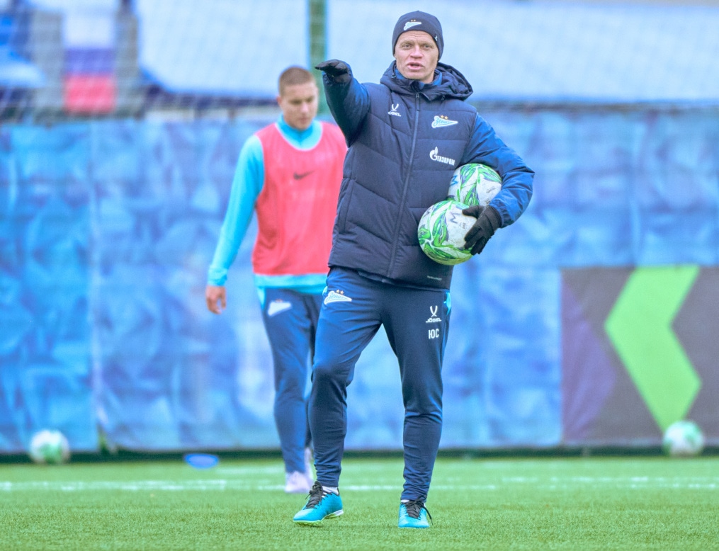 Тренировка «Зенита»-м перед матчем с «Акрон — Академия Коноплева»-м