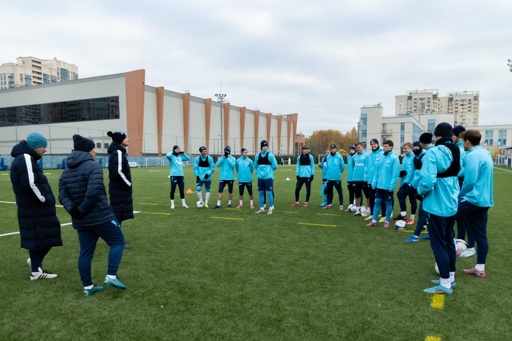 Тренировка «Зенита»-2 перед матчем с ФК «Мастер-Сатурн»