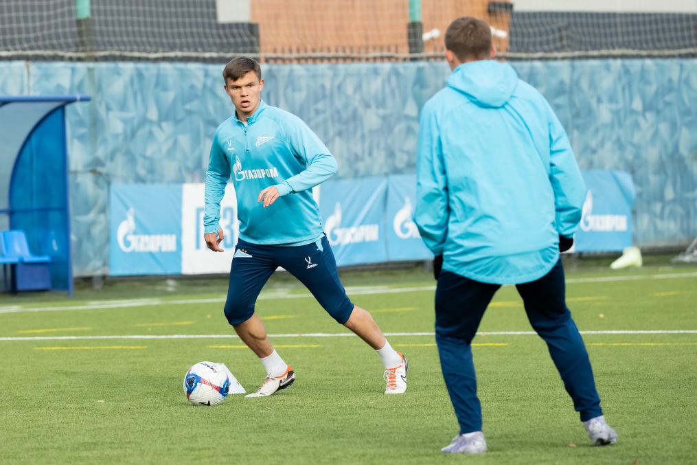 Тренировка «Зенита»-2 перед матчем с ФК «Мастер-Сатурн»