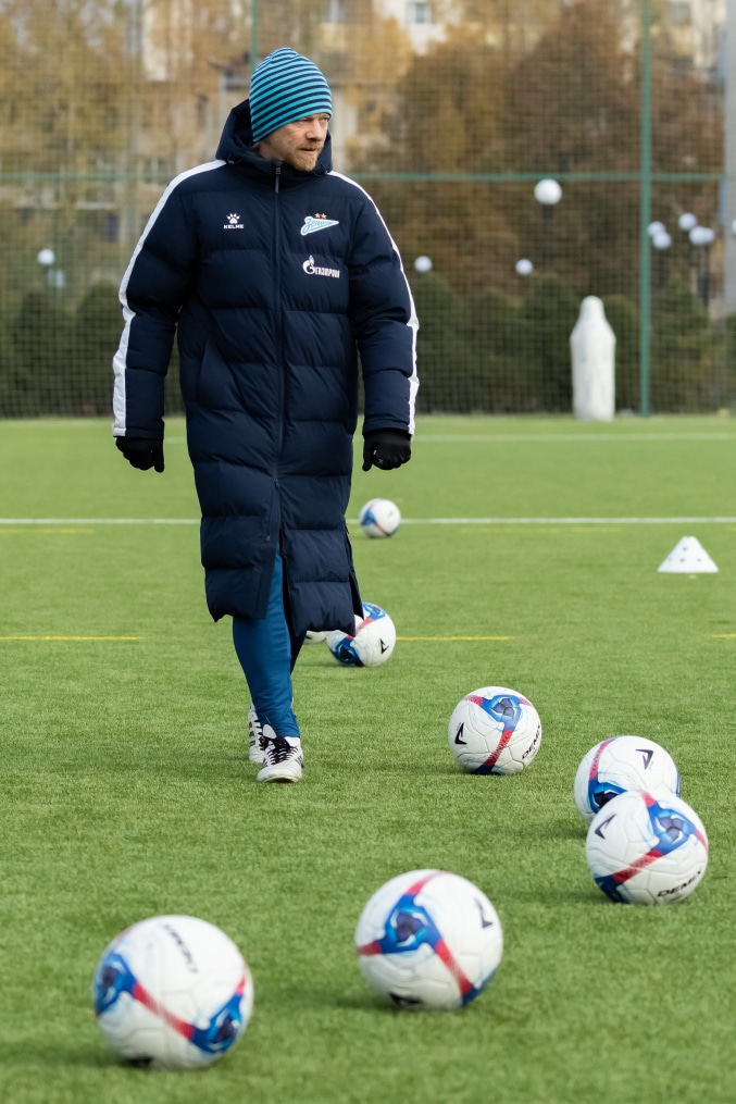 Тренировка «Зенита»-2 перед матчем с ФК «Мастер-Сатурн»