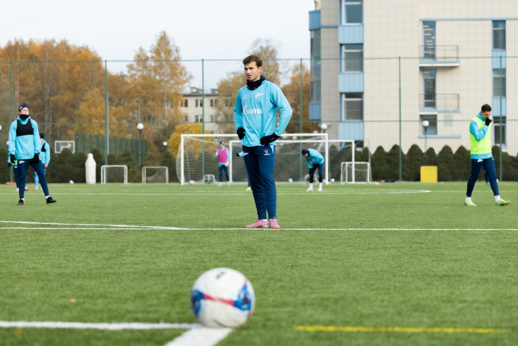 Тренировка «Зенита»-2 перед матчем с ФК «Мастер-Сатурн»