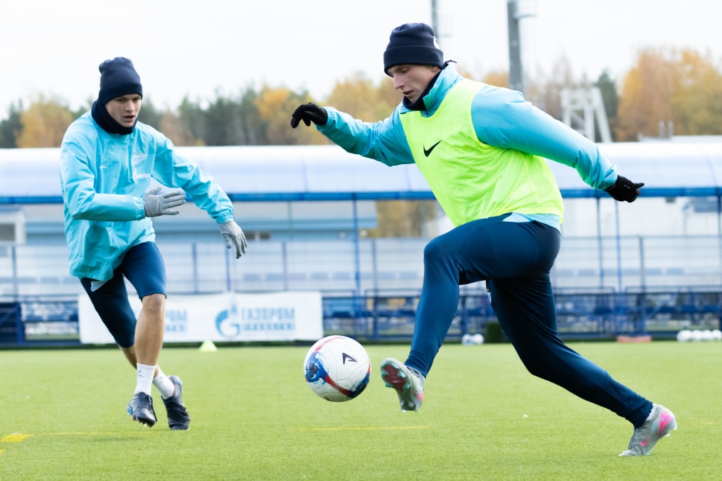 Тренировка «Зенита»-2 перед матчем с ФК «Мастер-Сатурн»