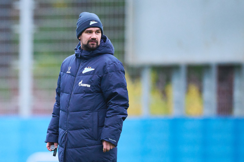 Тренировка женской команды «Зенит» во время перерыва на матчи сборных