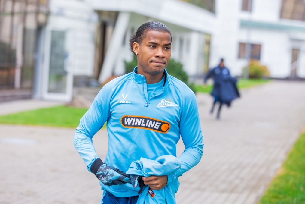 Тренировка основного состава перед матчем с «Динамо» (Москва)