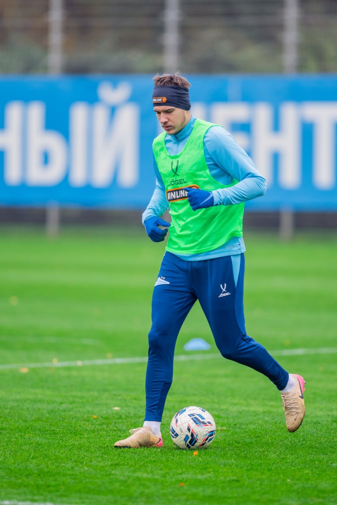 Тренировка основного состава перед матчем с «Динамо» (Москва)