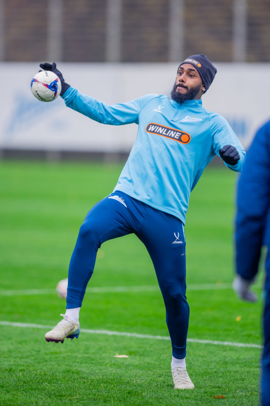 Тренировка основного состава перед матчем с «Динамо» (Москва)