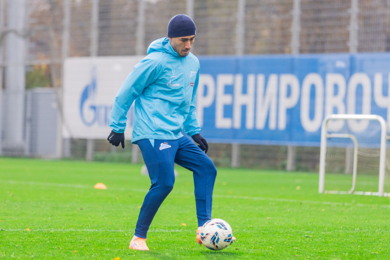 Тренировка основного состава перед матчем с «Динамо» (Москва)