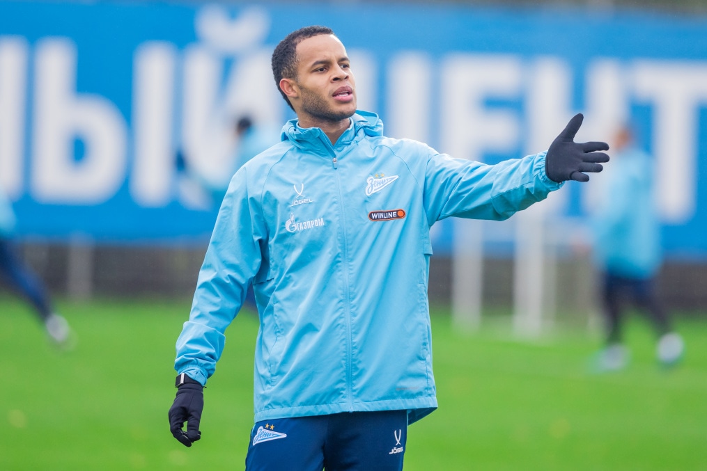 Тренировка основного состава перед матчем с «Динамо» (Москва)