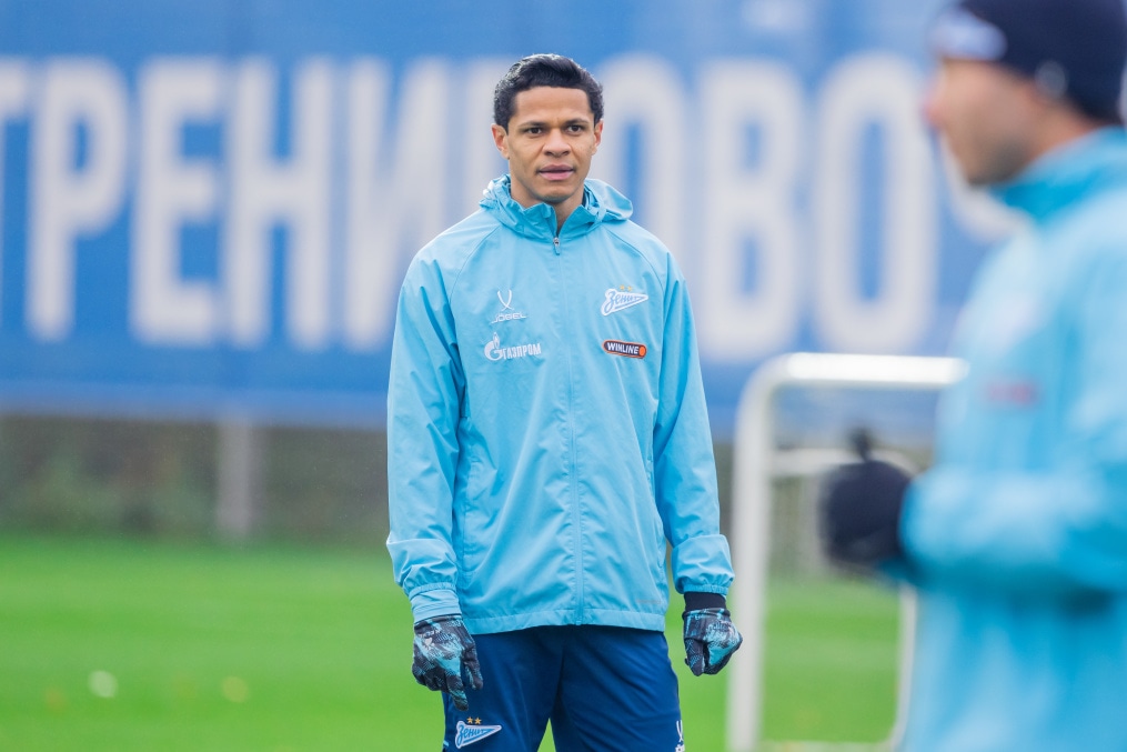 Тренировка основного состава перед матчем с «Динамо» (Москва)