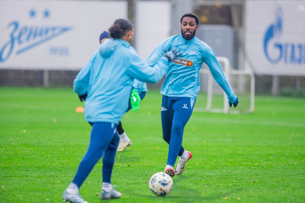 Тренировка основного состава перед матчем с «Динамо» (Москва)