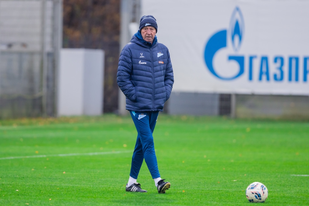 Тренировка основного состава перед матчем с «Динамо» (Москва)