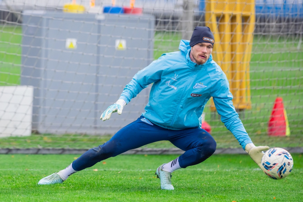 Тренировка основного состава перед матчем с «Динамо» (Москва)