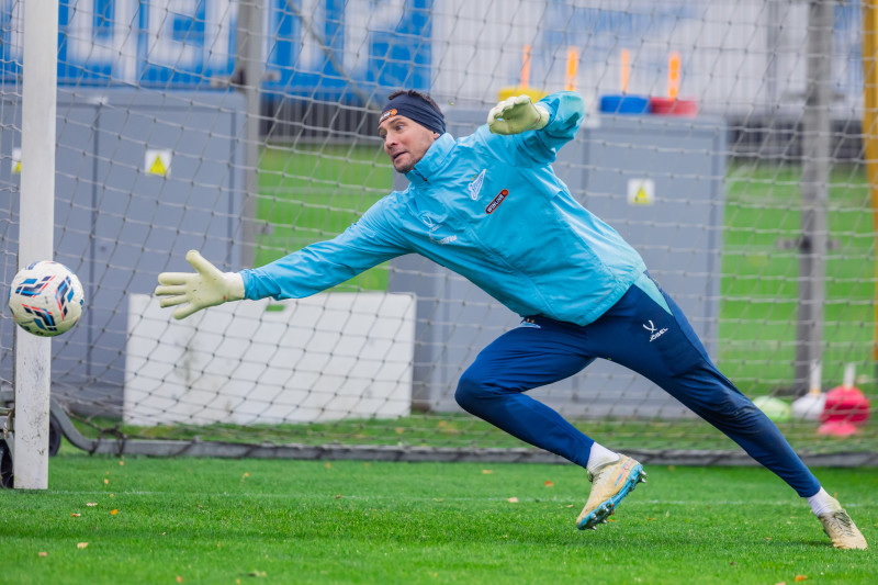 Тренировка основного состава перед матчем с «Динамо» (Москва)