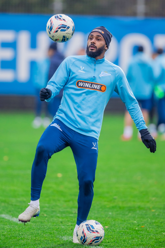 Тренировка основного состава перед матчем с «Динамо» (Москва)