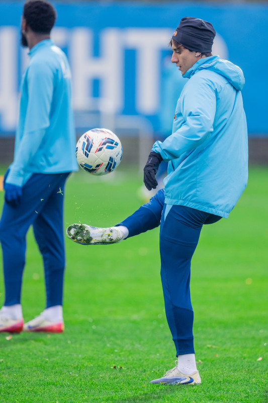 Тренировка основного состава перед матчем с «Динамо» (Москва)