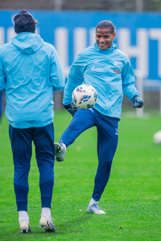 Тренировка основного состава перед матчем с «Динамо» (Москва)