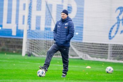 Тренировка основного состава перед матчем с «Динамо» (Москва)