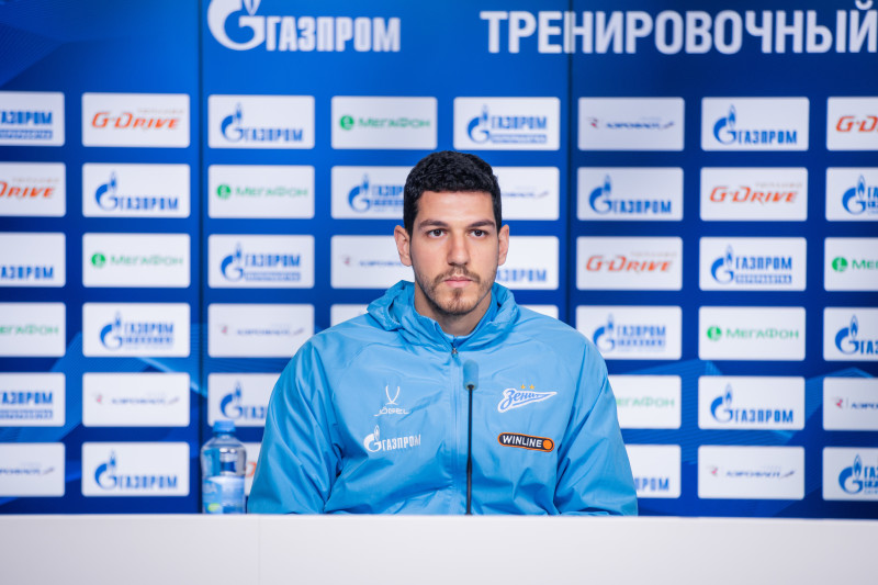 Тренировка основного состава перед матчем с «Динамо» (Москва)