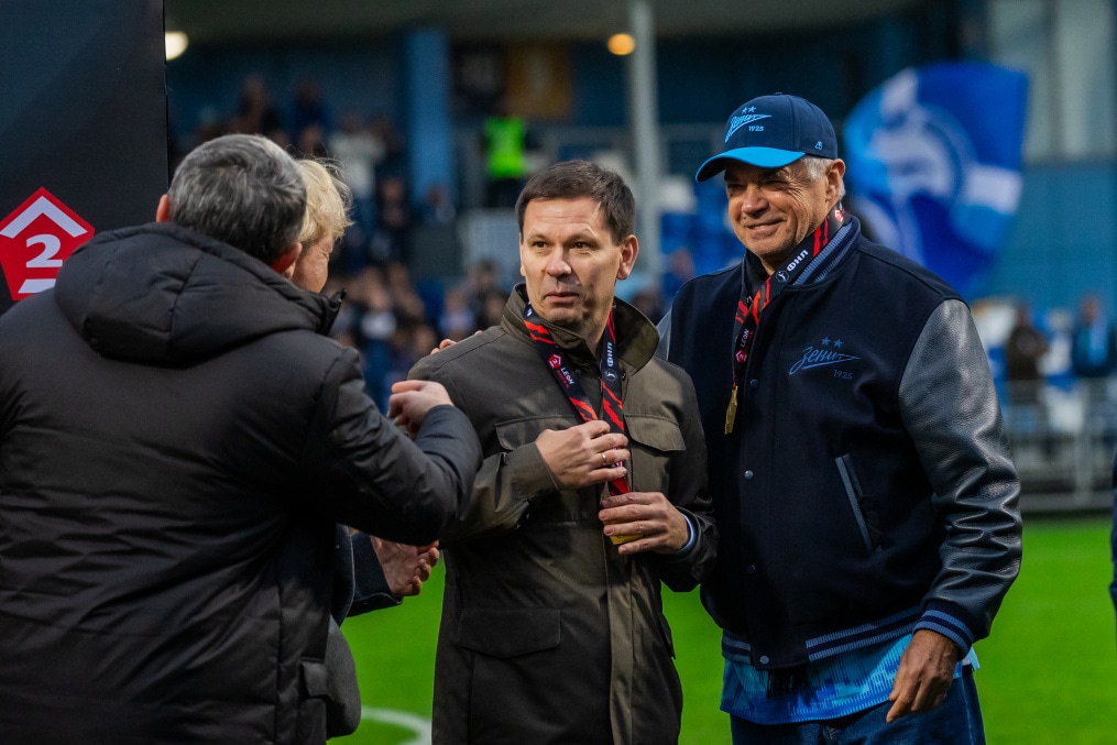 Награждение команды «Зенит»-2 по итогам сезона Второй лиги