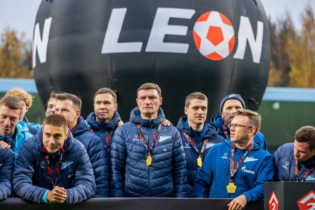 Награждение команды «Зенит»-2 по итогам сезона Второй лиги