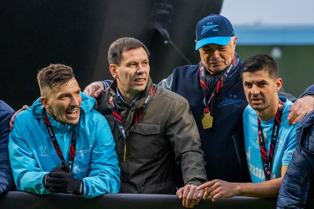 Награждение команды «Зенит»-2 по итогам сезона Второй лиги