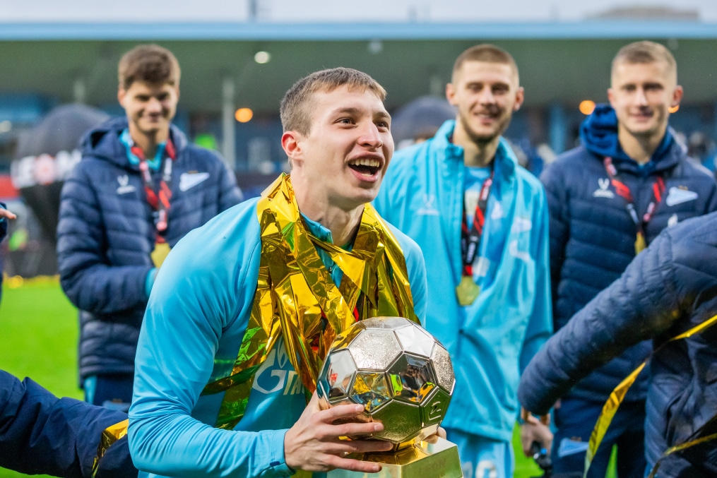 Награждение команды «Зенит»-2 по итогам сезона Второй лиги