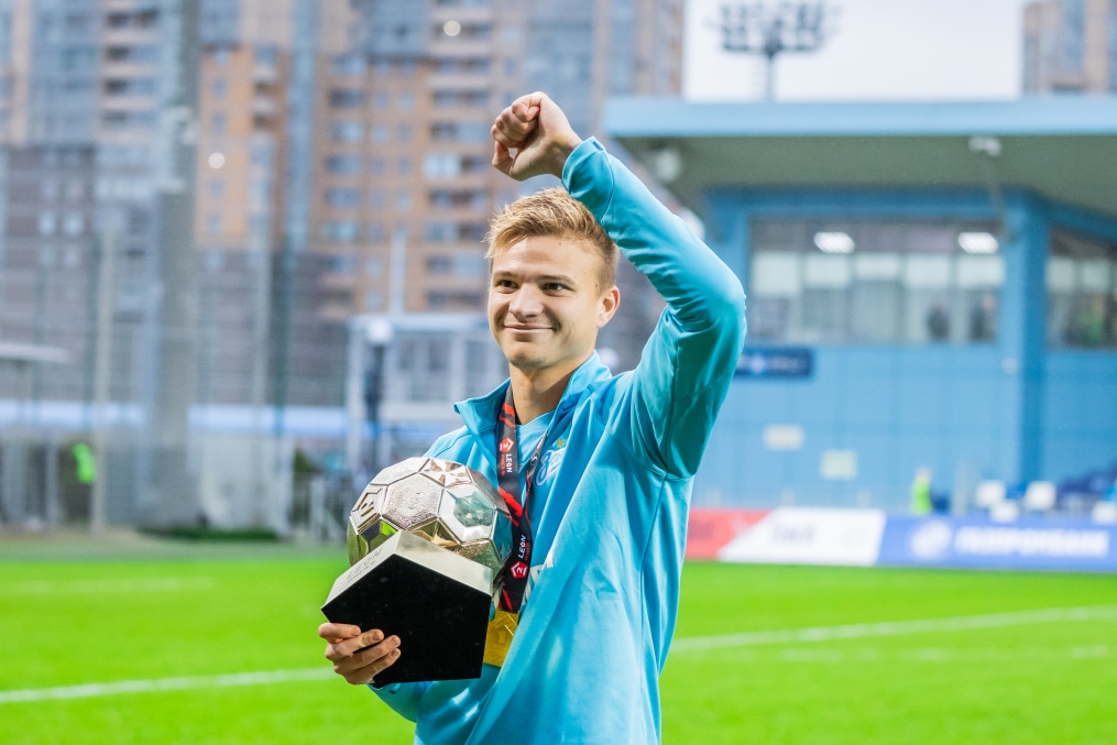 Награждение команды «Зенит»-2 по итогам сезона Второй лиги